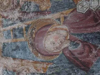 Affresco dettaglio - Parrocchiale di San Clemente a Cesara