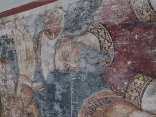 Affresco dettaglio - Parrocchiale di San Clemente a Cesara