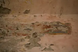 Tracce di affresco - Chiesa Cimiteriale di San Lorenzo a Cesara