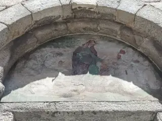Affresco nella lunetta - Chiesa di Santa Marta a Mergozzo