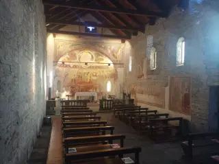 Interno - Chiesa dei Santi Quirico e Giulitta a DomodossolaFrazione Casa delle Rane