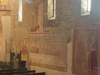 Ultima cena - Chiesa dei Santi Quirico e Giulitta a DomodossolaFrazione Casa delle Rane