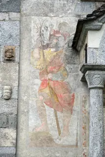 San Cristoforo in faccata - Parrocchiale di San Giulio a CrodoFrazione Cravegna