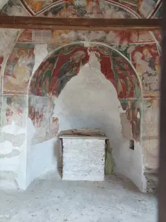 Affreschi - Cappella di San Pantaleone a BoccioletoFrazione Oro