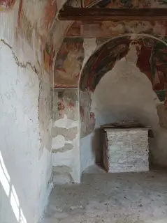 Affreschi - Cappella di San Pantaleone a BoccioletoFrazione Oro