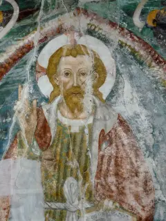 Pantocratore - Cappella di San Pantaleone a BoccioletoFrazione Oro