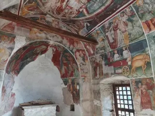 Affreschi - Cappella di San Pantaleone a BoccioletoFrazione Oro