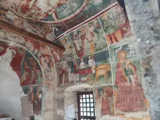 Affreschi - Cappella di San Pantaleone a BoccioletoFrazione Oro