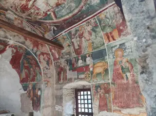 Affreschi - Cappella di San Pantaleone a BoccioletoFrazione Oro