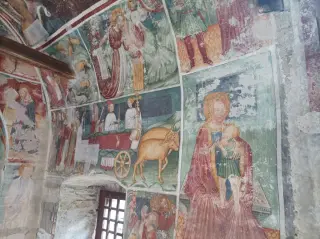 Affreschi - Cappella di San Pantaleone a BoccioletoFrazione Oro