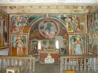 Affreschi absidali - Chiesa di San Lorenzo a BoccioletoFrazione Alpe Seccio