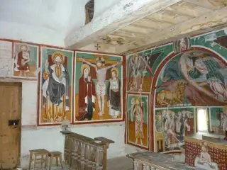 Crocifissione, Maria e San Giovanni - Chiesa di San Lorenzo a BoccioletoFrazione Alpe Seccio