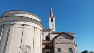 Abside e campanile - Parrocchiale di Santa Maria Assunta a Fontaneto d'Agogna
