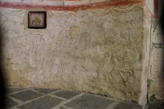 Tracce di affreschi - Cappella di San Tommaso o San Tomaso a Briga Novarese