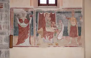 Santa Chiara, Madonna col Bambino e Magi - Chiesa di San Lorenzo a Gozzano