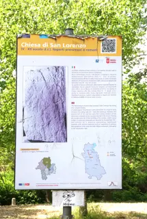 Pannello illustrativo - Chiesa di San Lorenzo a Gozzano