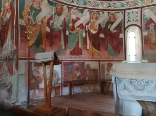 Affreschi absidali - Chiesa di San Marcello a Paruzzaro