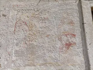 Tracce di affreschi esterni - Chiesa di San Marcello a Paruzzaro