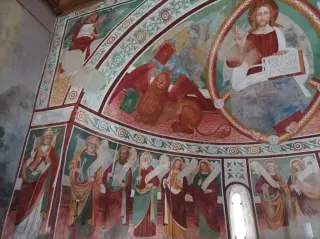 Cristo e San Marco e San Giovanni - Chiesa di San Marcello a Paruzzaro