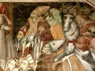 Affreschi - Cappella di Santa Maria Assunta o della Stella a MacelloFrazione Stella