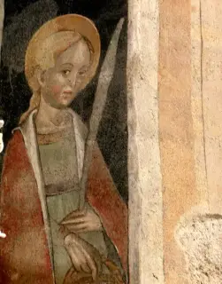 Affreschi - Cappella di Santa Maria Assunta o della Stella a MacelloFrazione Stella