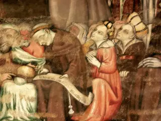 Affreschi - Cappella di Santa Maria Assunta o della Stella a MacelloFrazione Stella