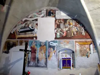 Presbiterio, parete Sud - Cappella di Santa Maria Assunta o della Stella a MacelloFrazione Stella