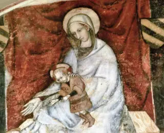 Affreschi - Cappella di Santa Maria Assunta o della Stella a MacelloFrazione Stella