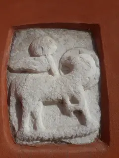 Facciata - Particolare - Parrocchiale di Santo Stefano a Villafranca Piemonte