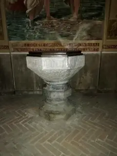 Fonte battesimale - Parrocchiale di Santo Stefano a Villafranca Piemonte