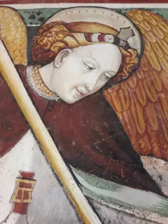 Particolare San Michele - Cappella di Missione a Villafranca PiemonteFrazione San Giovanni