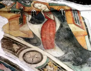 Affreschi - Chiesa di Santa Maria del Monastero a Manta