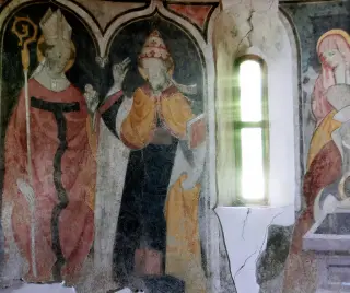 Affreschi - Chiesa di Santa Maria del Monastero a Manta