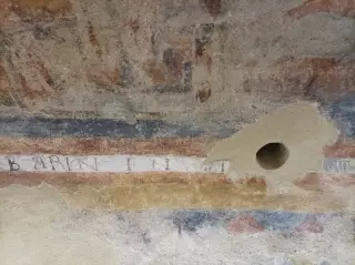 Affreschi torre campanaria - Chiesa Castellana Ex Parrocchiale dei Santi Filippo e Giacomo a Verzuolo