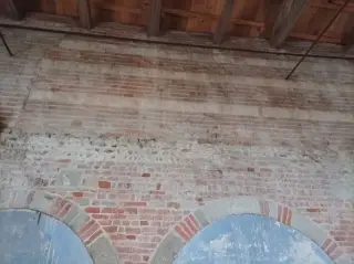 Fianco sinisto interno - Chiesa Cimiteriale di San Pietro Vecchio al Cimitero a Brusasco