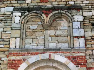 Facciata dettaglio - Chiesa di San Martino a Busca