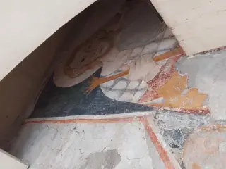 San Cristoforo nel chiostro - Chiesa di San Francesco a Cuneo