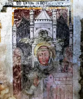 Affresco - Resti Della Chiesa di San Domenico o dei Santi Bovo e Pietro Martire a Peveragno