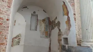Tracce di affreschi - Battistero del Duomo a Novara