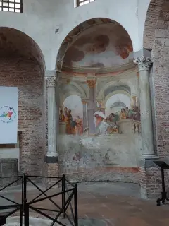 Affreschi - Battistero del Duomo a Novara