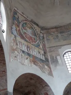 Pantocratore e Giudizio Universale - Battistero del Duomo a Novara