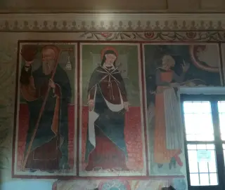 Sant'Antonio Abate e Santa - Santuario della Madonna del Latte o di Gionzana a NovaraFrazione Gionzana