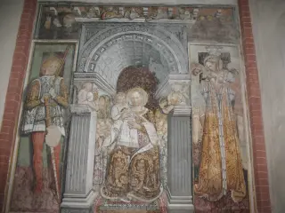 Madonna, San Sebastiano e Santa Agata - Abbazia di San Nazzaro o dei Santi Nazario e Celso a San Nazzaro Sesia