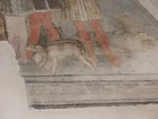 Chiostro - Ciclo vita San Benedetto - Abbazia di San Nazzaro o dei Santi Nazario e Celso a San Nazzaro Sesia