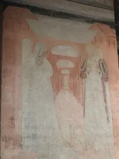 Chiostro - Ciclo vita San Benedetto - Abbazia di San Nazzaro o dei Santi Nazario e Celso a San Nazzaro Sesia