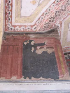 Chiostro - Ciclo vita San Benedetto - Abbazia di San Nazzaro o dei Santi Nazario e Celso a San Nazzaro Sesia