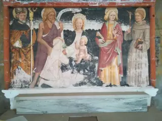 Affresco - Pieve di San Giovanni a Vespolate