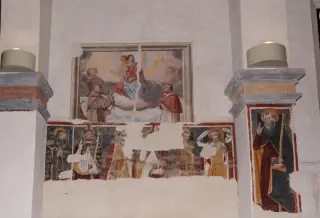 Affreschi - Parrocchiale di Santa Maria ad Nives a Briona