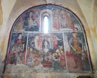 Affreschi - Chiesa Cimiteriale di Sant'Alessandro o San Pietro a Briona