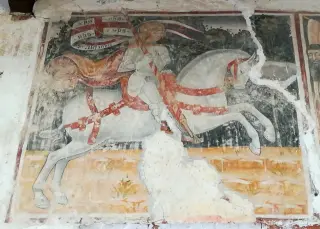 Affreschi - Chiesa Cimiteriale di Sant'Alessandro o San Pietro a Briona